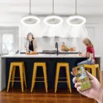 Ceiling Fan with Light Screw in Any Lamp Socket with Remote Control tag1