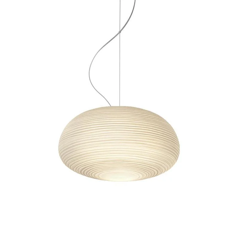 Ceiling Pendant Light - Modern Ribbed Glass Lamp -  - #tag1#