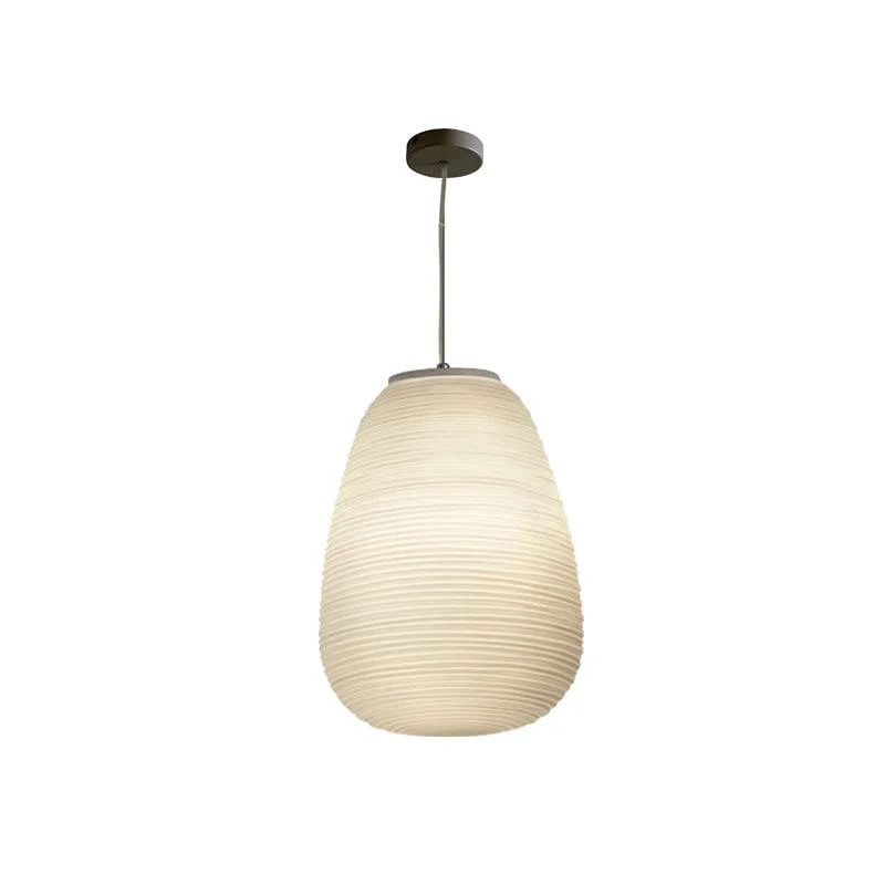 Ceiling Pendant Light - Modern Ribbed Glass Lamp -  - #tag1#