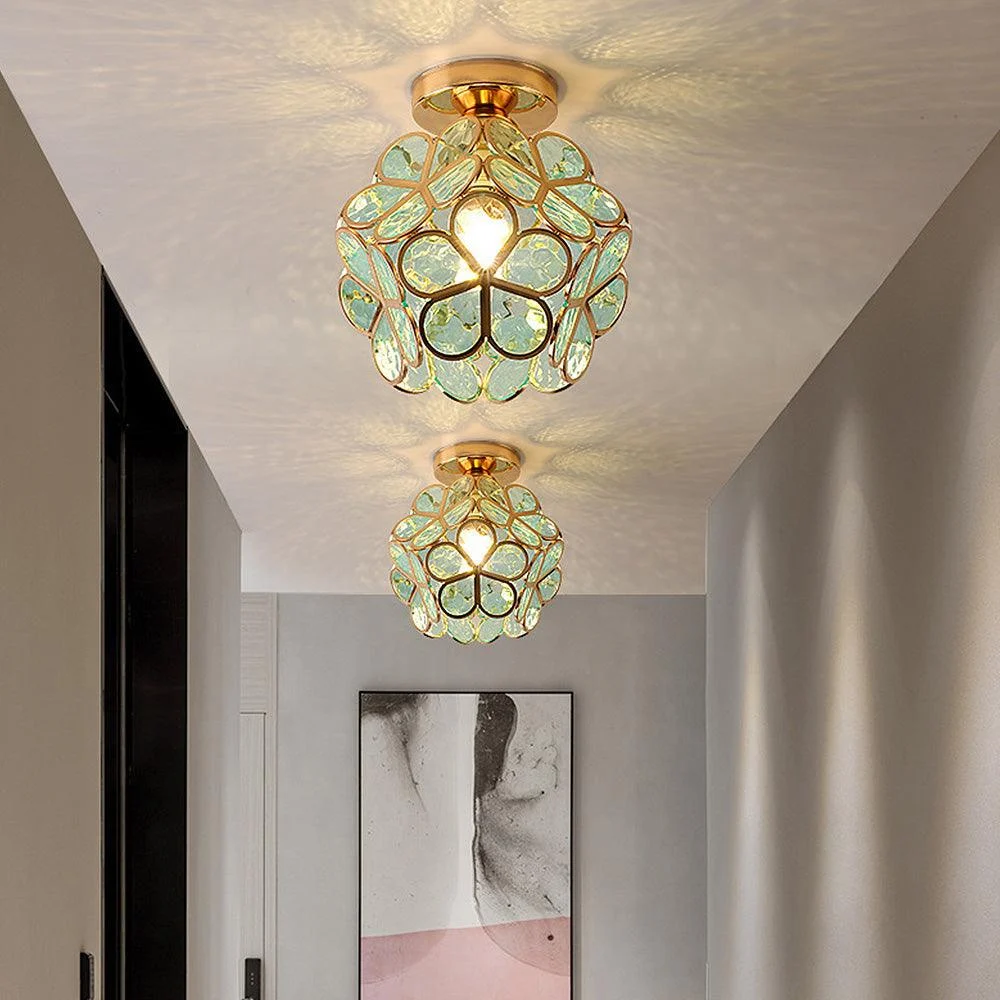 Ceiling lamp - Floris - Elegant Design - Glass Shade -  - #tag1#