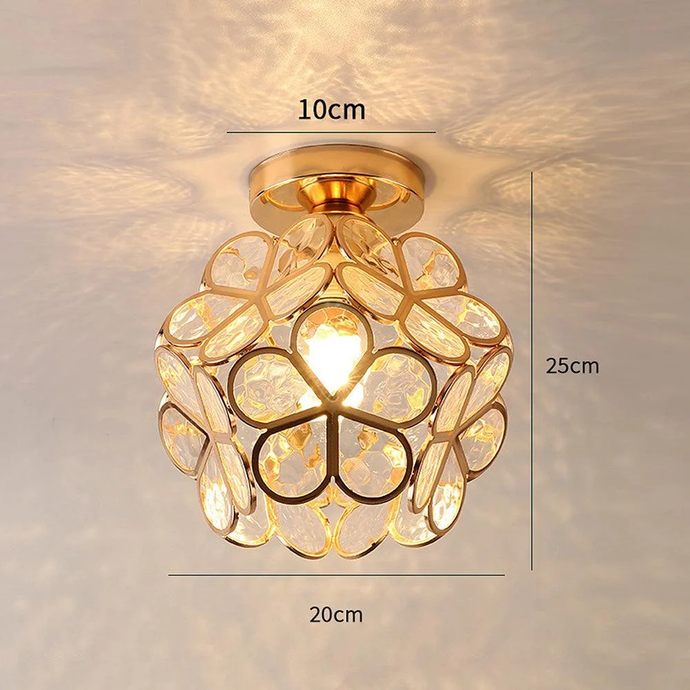 Ceiling lamp - Floris - Elegant Design - Glass Shade -  - #tag1#