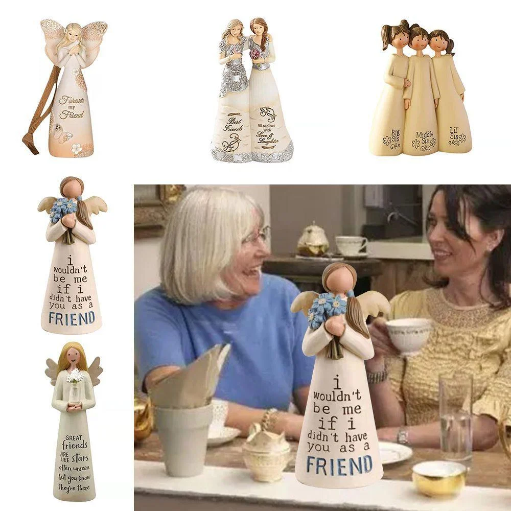 Celebrating Friendship Gifts Statue - Hand-Painted Sculptures Ornament -  - #tag1#