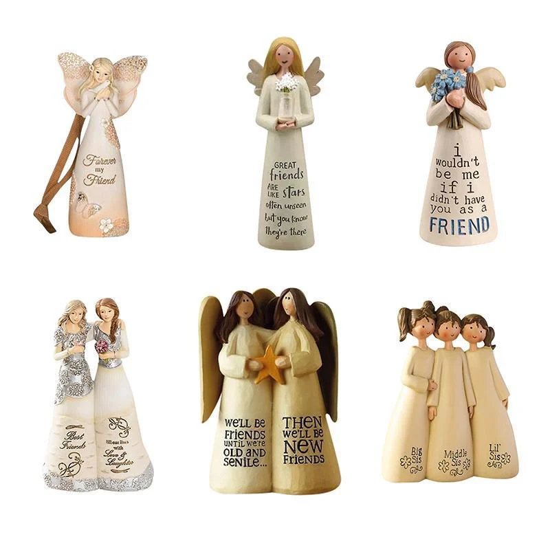 Celebrating Friendship Gifts Statue - Hand-Painted Sculptures Ornament -  - #tag1#