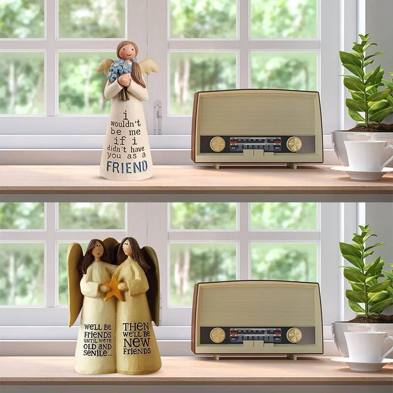Celebrating Friendship Gifts Statue - Hand-Painted Sculptures Ornament -  - #tag1#