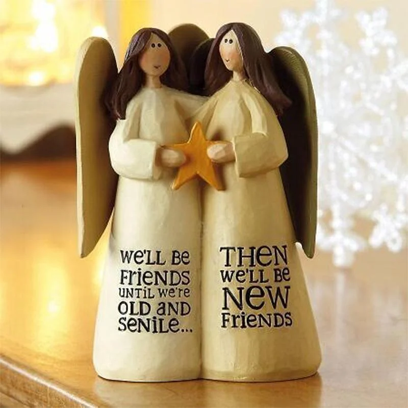 Celebrating Friendship Gifts Statue - Hand-Painted Sculptures Ornament -  - #tag1#