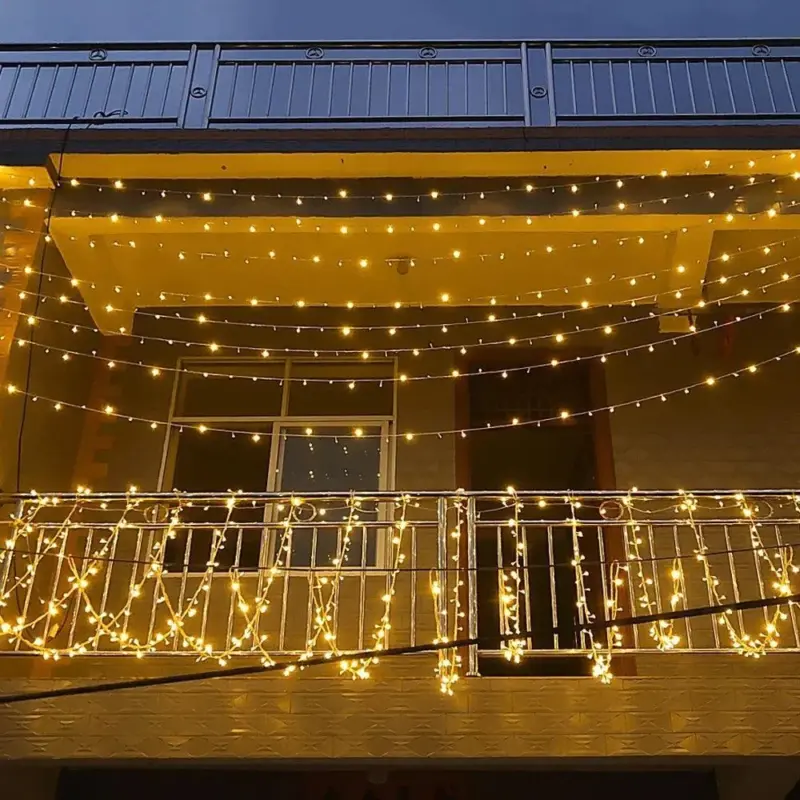 CelestiCurtain fairy lights for outdoors