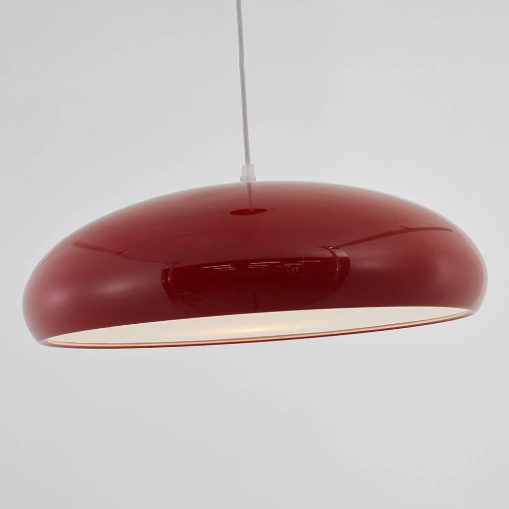 Celestia Round LED Pendant Lights - White Metal for Bedroom and Living Room -  - #tag1#