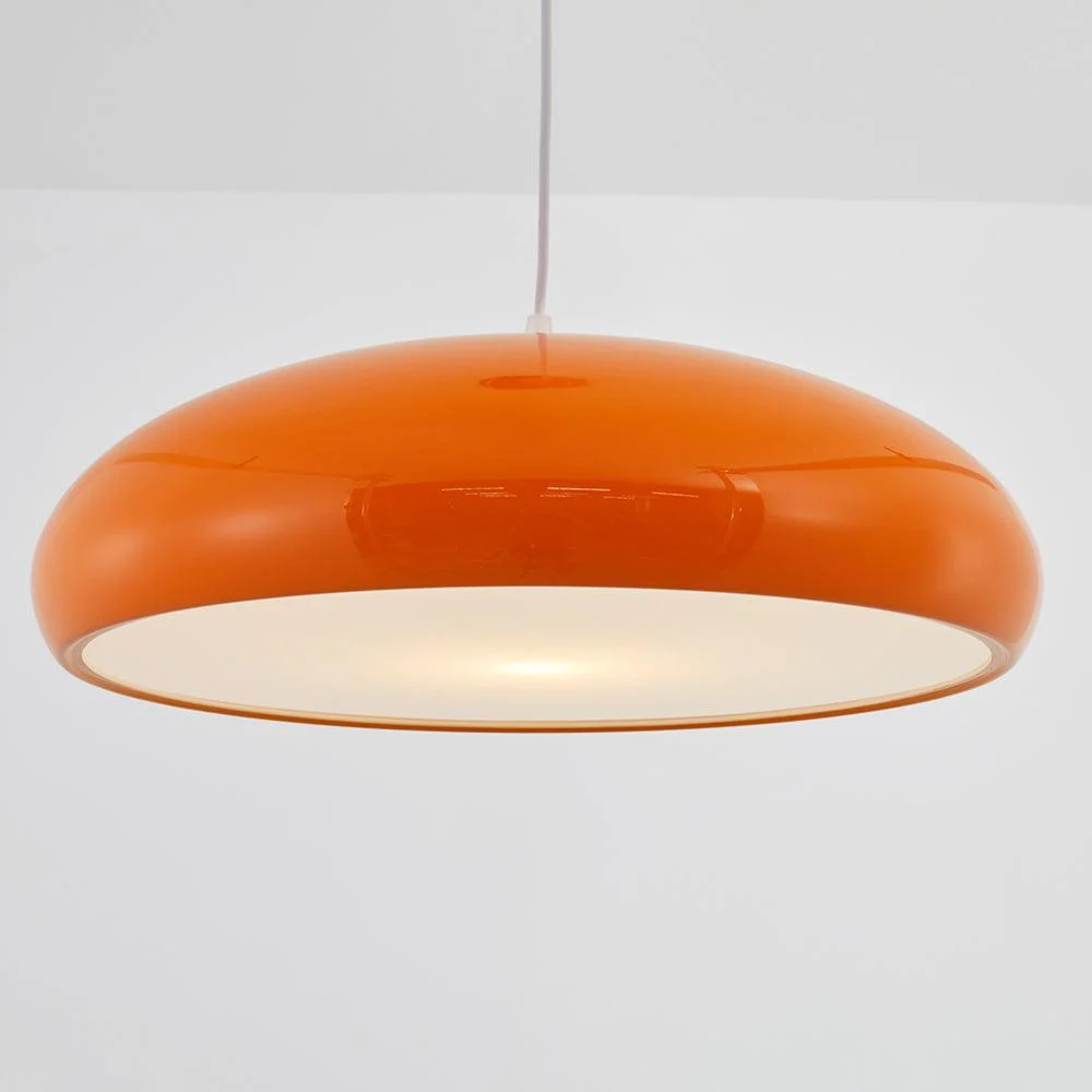 Celestia Round LED Pendant Lights - White Metal for Bedroom and Living Room -  - #tag1#