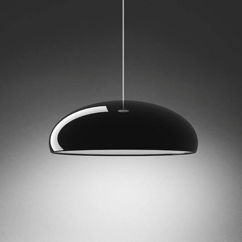 Celestia Round LED Pendant Lights - White Metal for Bedroom and Living Room -  - #tag1#