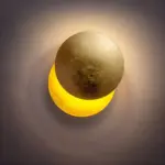 Celestial Glow 360 rotatable LED wall lamp for timeless ambiance tag1