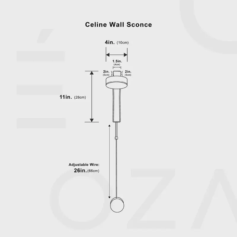 Celine Wall Sconce tag1