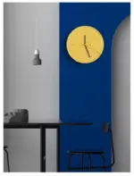 CementTime Industrial cement wall clock tag1