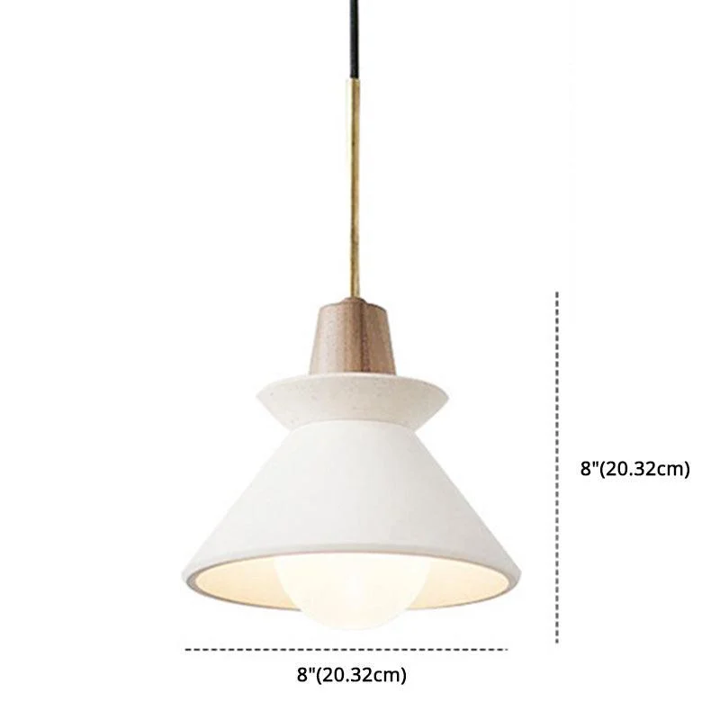 Cement Pendant Lamp Modern Minimalist 1 Light Restaurant Mini Pendant -  - #tag1#