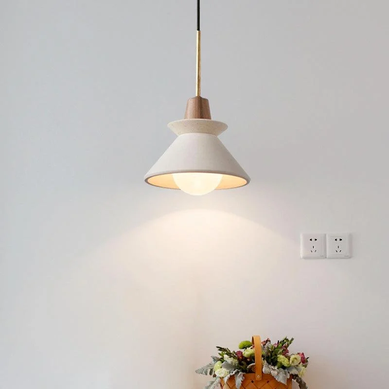 Cement Pendant Lamp Modern Minimalist 1 Light Restaurant Mini Pendant -  - #tag1#