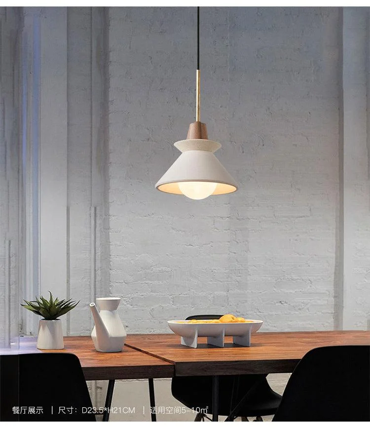 Cement Pendant Lamp Modern Minimalist 1 Light Restaurant Mini Pendant -  - #tag1#