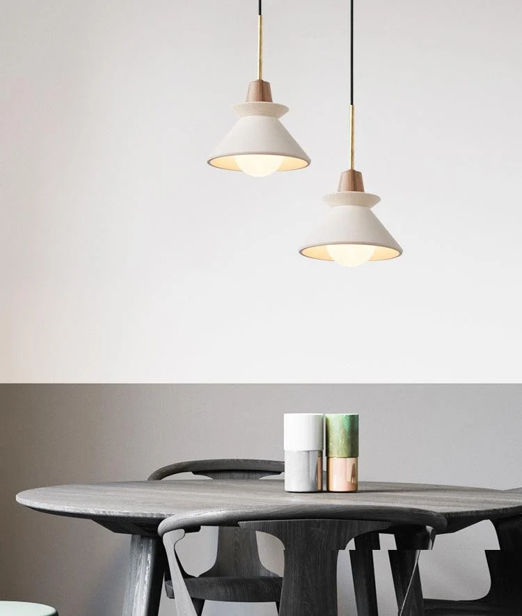 Cement Pendant Lamp Modern Minimalist 1 Light Restaurant Mini Pendant -  - #tag1#