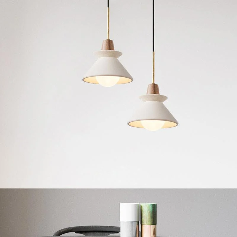 Cement Pendant Lamp Modern Minimalist 1 Light Restaurant Mini Pendant -  - #tag1#