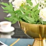 Centerpiece_Bowl_Flower_Arrangement_Stainless_Steel_Vase_Golden_-_-_tag1_-4165479 Centerpiece Bowl Flower Arrangement Stainless Steel Vase Golden tag1