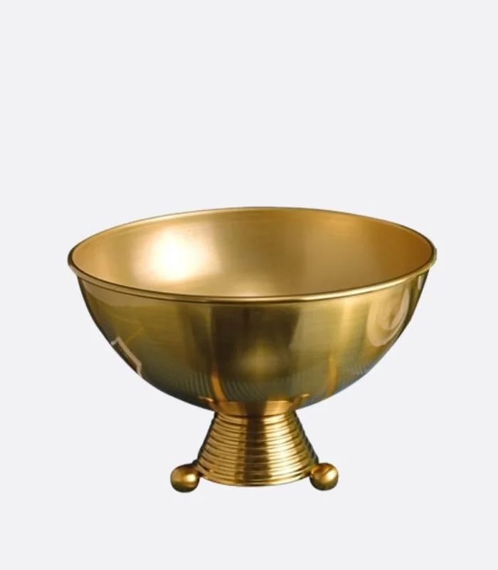 Centerpiece Bowl Flower Arrangement Stainless Steel Vase Golden -  - #tag1#