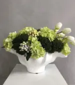 Centerpiece_Bowl_Vase_with_Rippled_Design_Large_White_Resin_-_-_tag1_-4165516 Centerpiece Bowl Vase with Rippled Design Large White Resin tag1