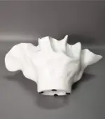 Centerpiece_Bowl_Vase_with_Rippled_Design_Large_White_Resin_-_-_tag1_-4165557 Centerpiece Bowl Vase with Rippled Design Large White Resin tag1