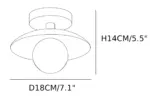 CentraOrb_Wood_Ceiling_Light_-_Semi-flush_Lamp_with_Integrated_LED_Light_-_-_tag1_-4165704 CentraOrb Wood Ceiling Light Semi flush Lamp with Integrated LED Light tag1