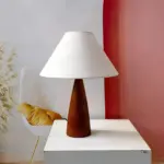 CenturyWood Solid Wood Table Lamp in Century Style tag1