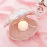 Ceramic Night Light Desktop Decoration Shell Light jewelry storage decorations European Style Bedside Lamp Pink 1495a800 07b4 46e1 80c6 5762f4b89cc9