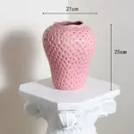 Ceramic Vase Artificial Strawberry Vase Fruit Cartoon Strawberry Flower Pot Terrarium Flower Vase Home Decoration Accessories.jpg 640x640 f189ab06 5822 4e1c 8766 b93db1851f90