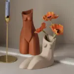 Ceramic Abstract Body Vases