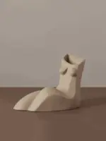 Ceramic Abstract Body Vases