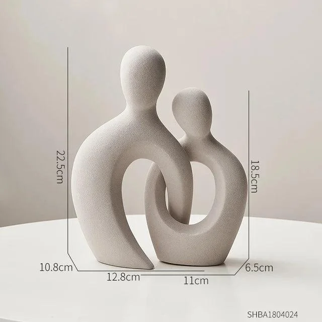 Ceramic Abstract Couple -  - #tag1#
