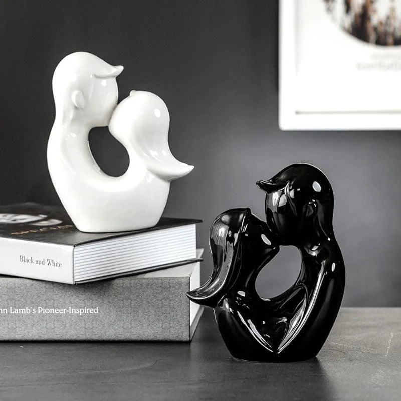 Ceramic Abstract Couple Ornament -  - #tag1#