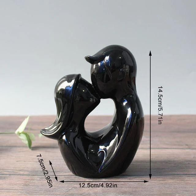 Ceramic Abstract Couple Ornament -  - #tag1#