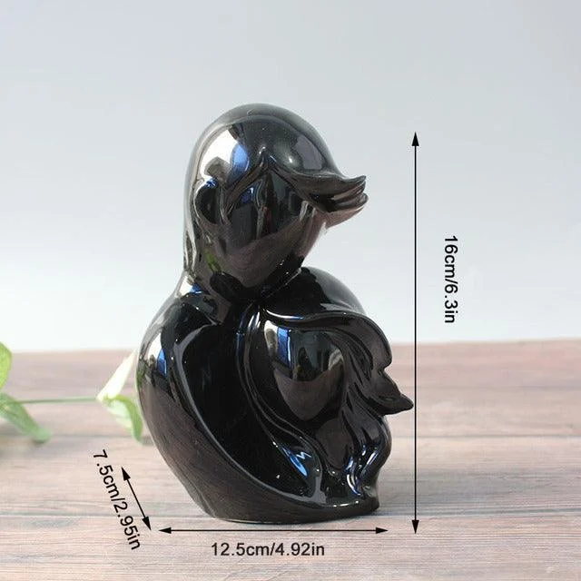 Ceramic Abstract Couple Ornament -  - #tag1#