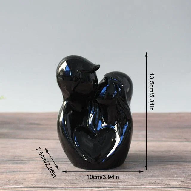 Ceramic Abstract Couple Ornament -  - #tag1#