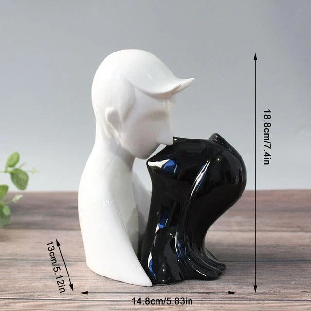 Ceramic Abstract Couple Ornament -  - #tag1#