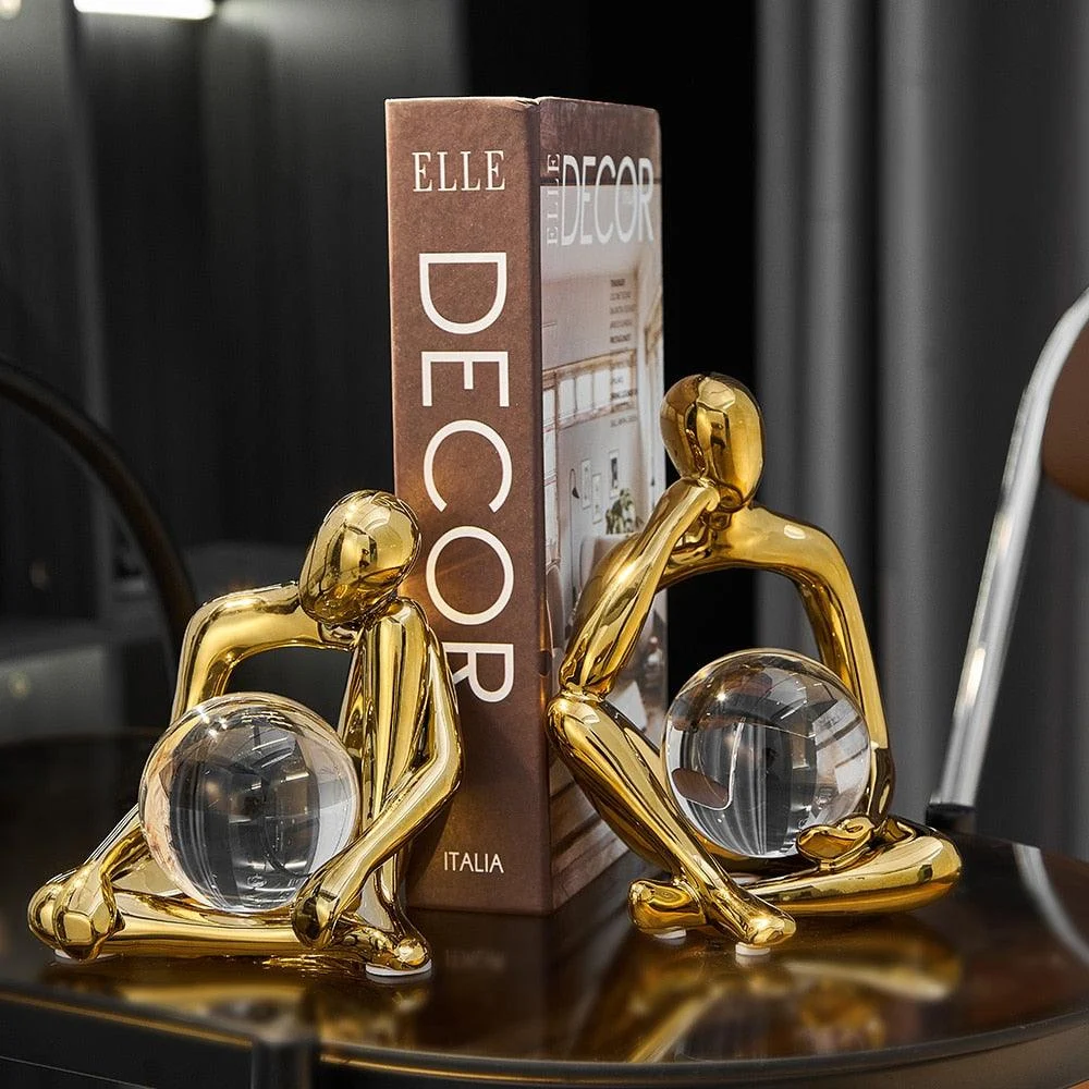 Ceramic Abstract Crystal Figurines -  - #tag1#