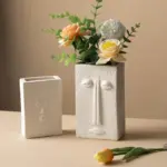 Ceramic_Abstract_Face_Vase_-_-_tag1_-4166306 Ceramic Abstract Face Vase tag1