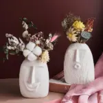 Ceramic_Abstract_Face_Vase_-_-_tag1_-4166323 Ceramic Abstract Face Vase tag1