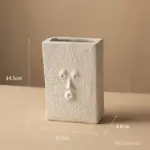Ceramic_Abstract_Face_Vase_-_-_tag1_-4166373 Ceramic Abstract Face Vase tag1