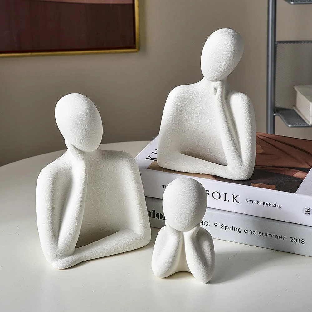 Ceramic Abstract Family of Three -  - #tag1#
