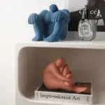 Ceramic_Abstract_Figurines_with_Large_Hand_-_-_tag1_-4166453 Ceramic Abstract Figurines with Large Hand tag1