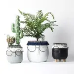 Ceramic_Abstract_Sleeping_Face_Planter_with_Headband_and_Glasses_-_-4151426 Ceramic Abstract Sleeping Face Planter with Headband and Glasses