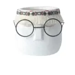 Ceramic_Abstract_Sleeping_Face_Planter_with_Headband_and_Glasses_-_-4151459 Ceramic Abstract Sleeping Face Planter with Headband and Glasses