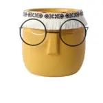 Ceramic_Abstract_Sleeping_Face_Planter_with_Headband_and_Glasses_-_-4151476 Ceramic Abstract Sleeping Face Planter with Headband and Glasses