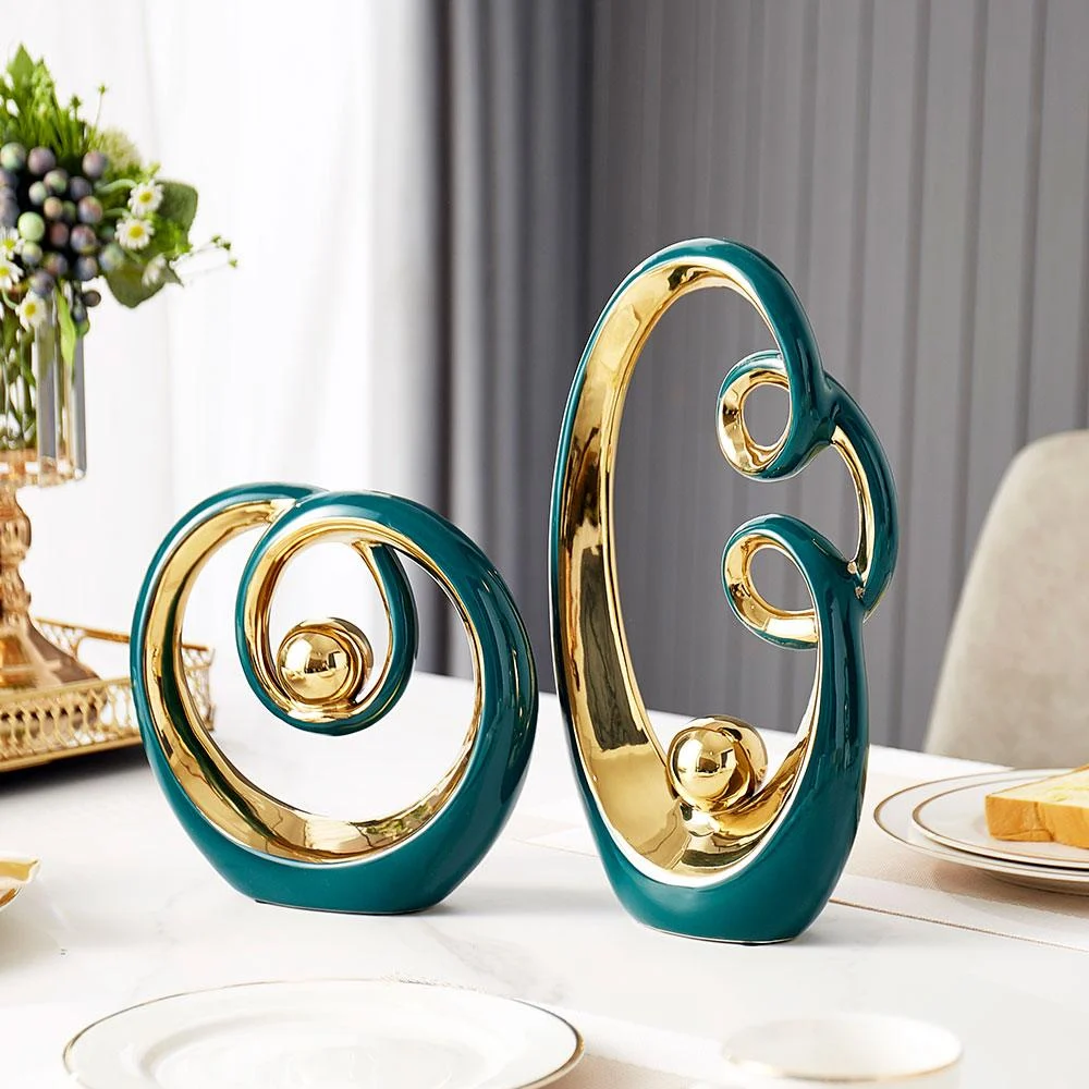 Ceramic Abstract Spiral Decor -  - #tag1#