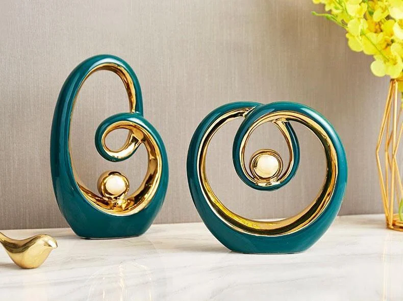 Ceramic Abstract Spiral Decor -  - #tag1#