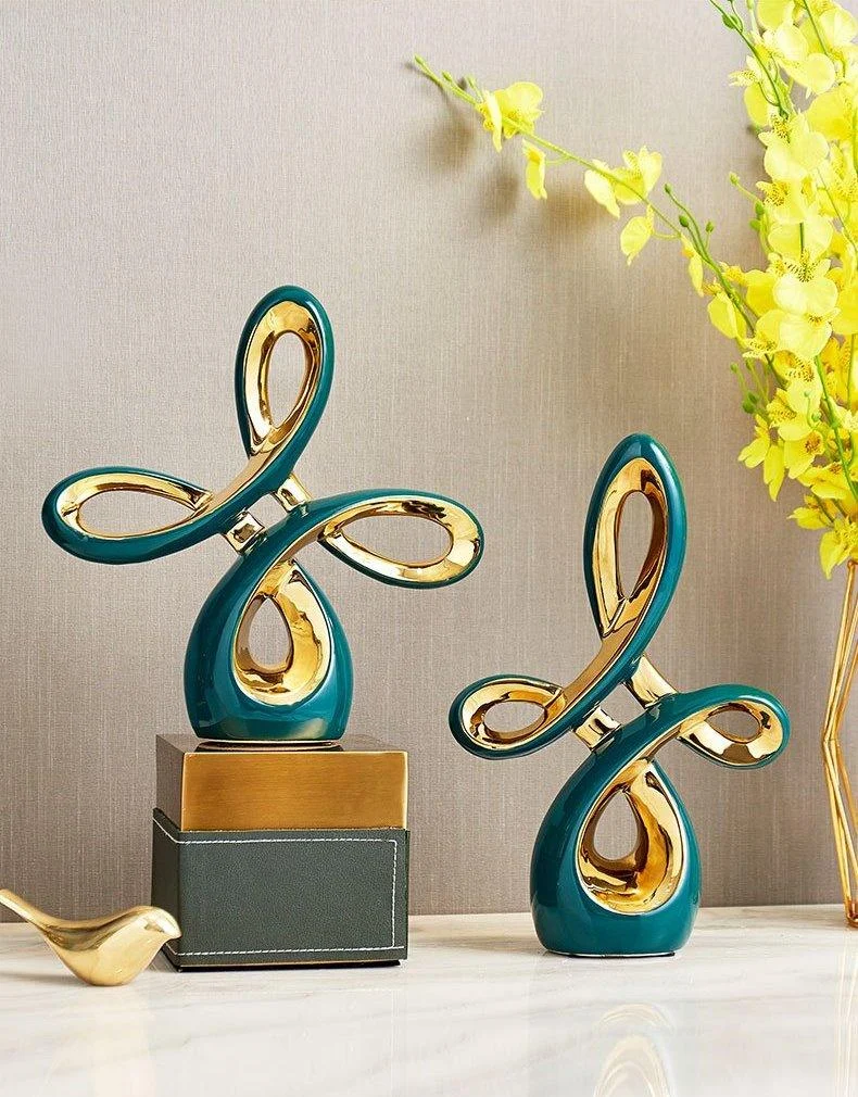 Ceramic Abstract Spiral Decor -  - #tag1#
