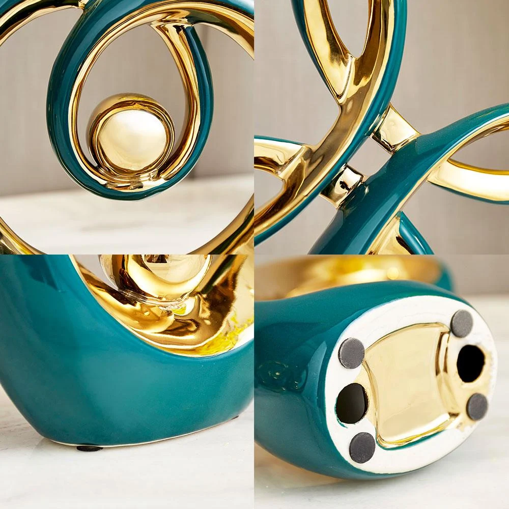 Ceramic Abstract Spiral Decor -  - #tag1#
